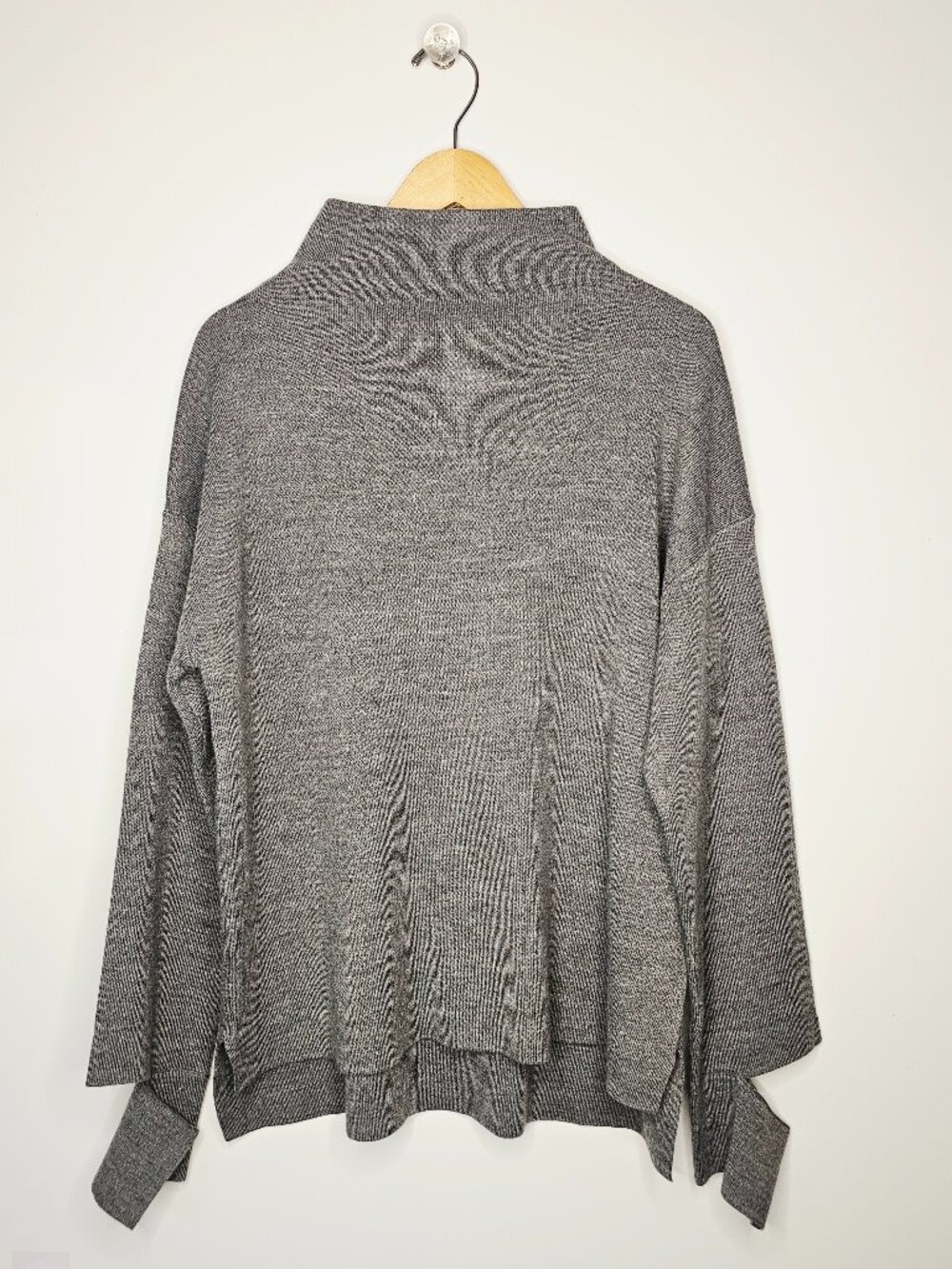 Los Angeles EVIDNT Gray Irregular Deconstructed Sweatshirt M Athleisure